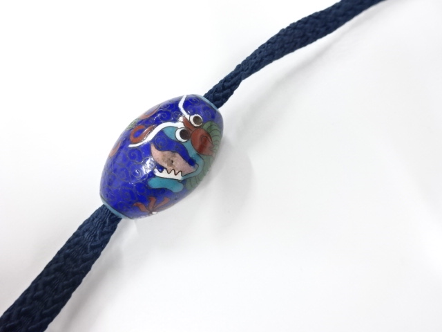 アンティーク　七宝　帯留め